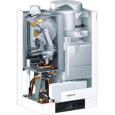 Centrala termica in condensatie Viessmann Vitodens 222-W 35 kW cu boiler incorporat