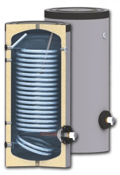 Poza Boiler cu serpentina marita pentru instalatii cu pompe de caldura model SWPN