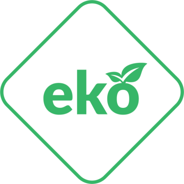 Poza Soba-semineu pe lemn din fonta K9 10 kW cu regulator automat de tiraj - sigla EKO
